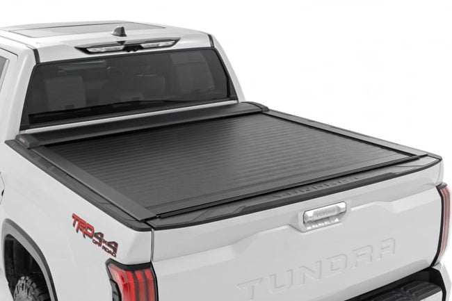 Rough Country Retractable Bed Cover | 5'7" Bed | Toyota Tundra (2022-2025)