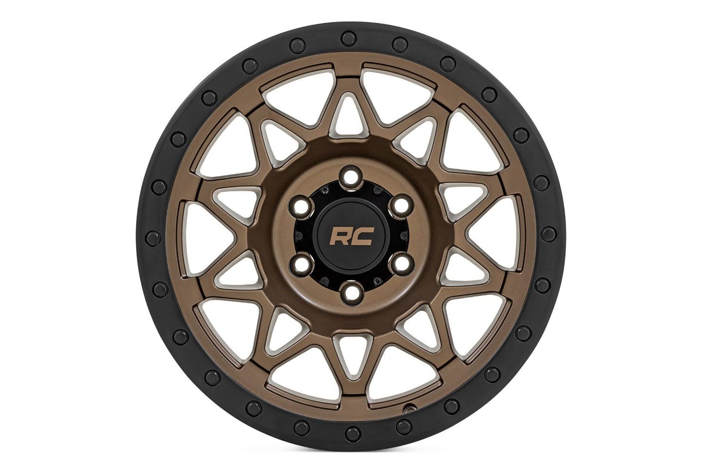 Rough Country 78 Series Wheel | Simulated Beadlock | Bronze/Black | 17x8.5 | 6x5.5 | +0mm