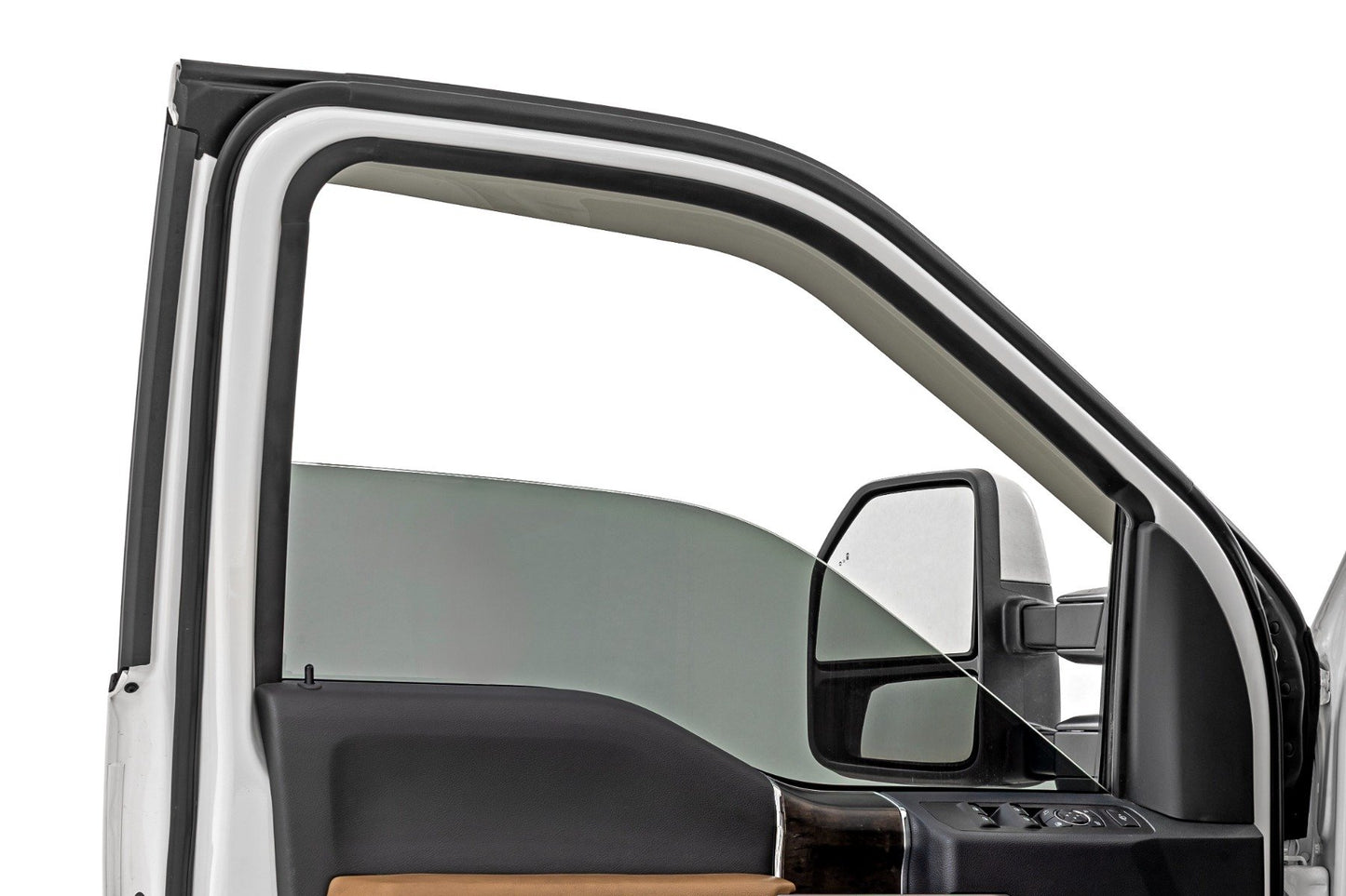 Side Window Deflectors | Tape On Rain Guard | Ford F-150 (17-26)/F-250 (15-26)
