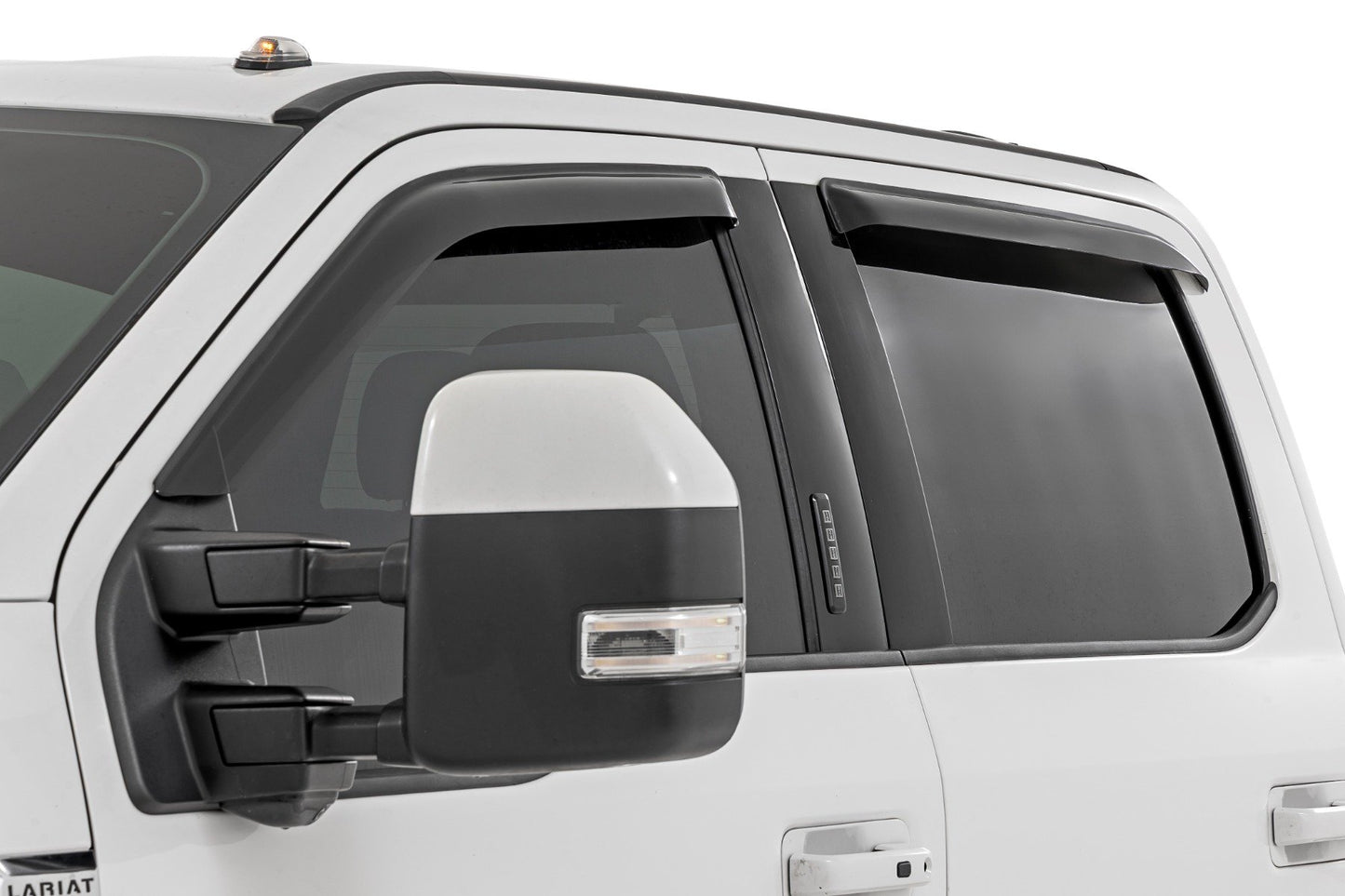 Side Window Deflectors | Tape On Rain Guard | Ford F-150 (17-26)/F-250 (15-26)