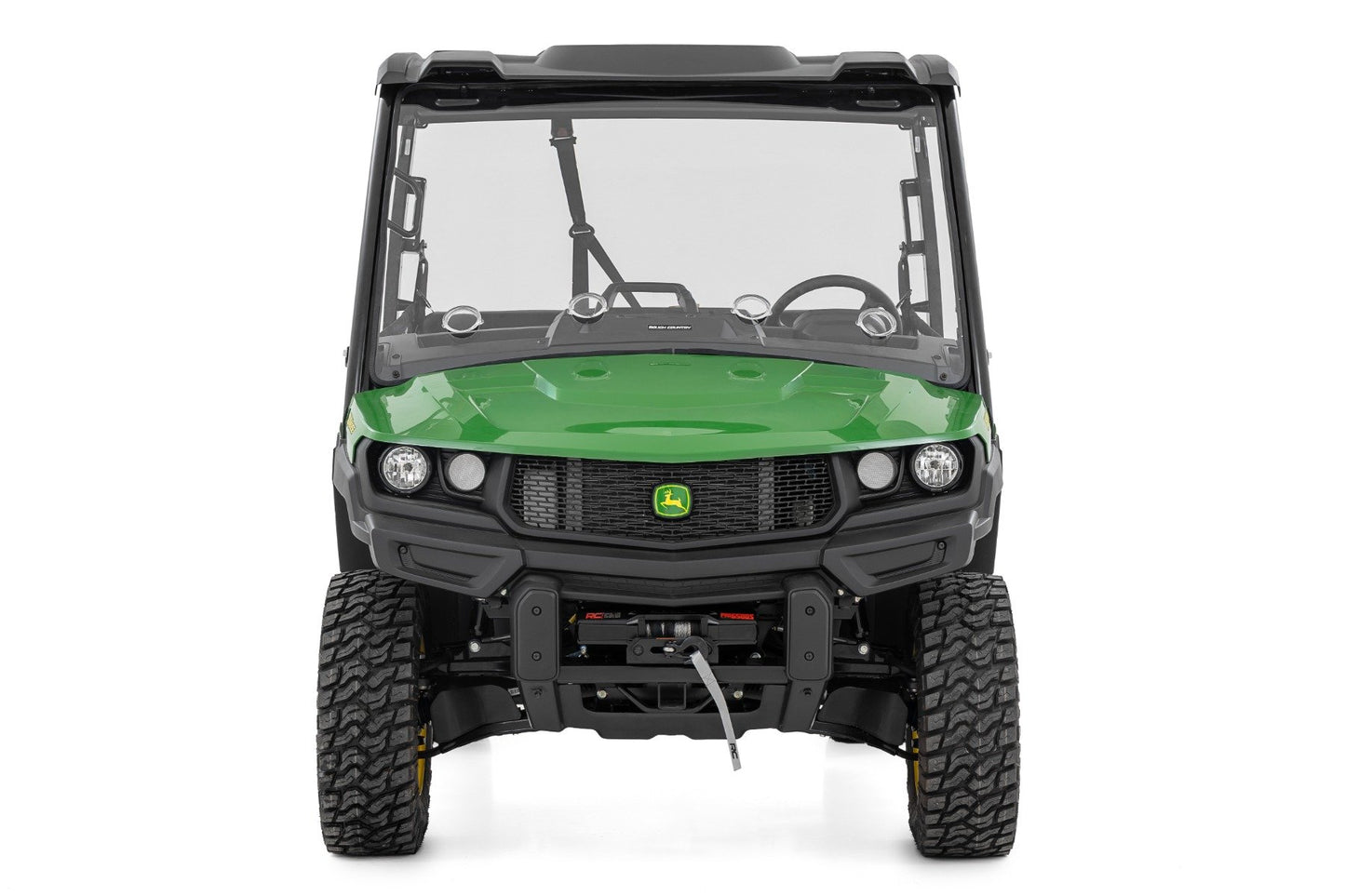 Vented Full Windshield | Scratch Resistant | John Deere Gator XUV 835