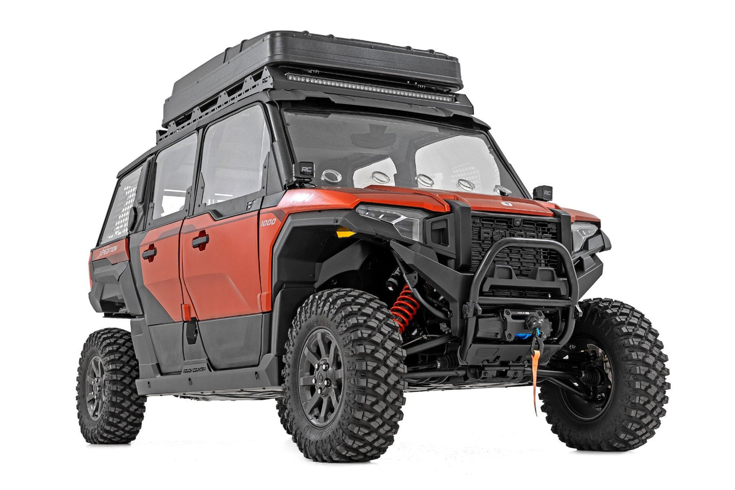 LED Light Kit | Front Mount | 2" Black Pair | Amber DRL | Polaris XPEDITION ADV 5