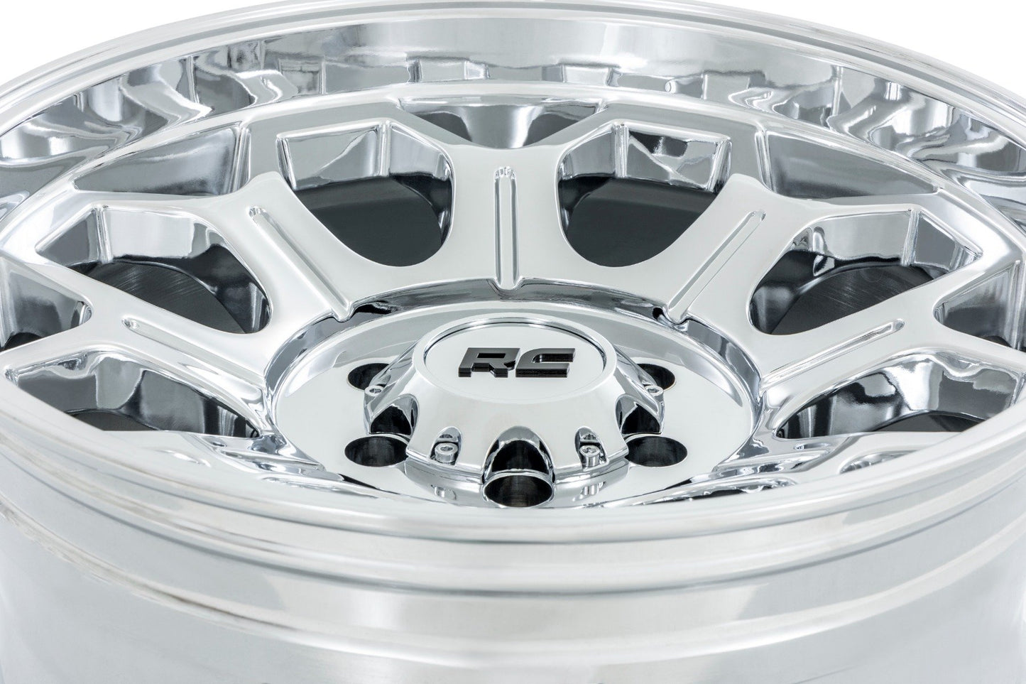 Rough Country 77 Series Wheel | One-Piece | Chrome | 20x9 | 6x135 | -12mm