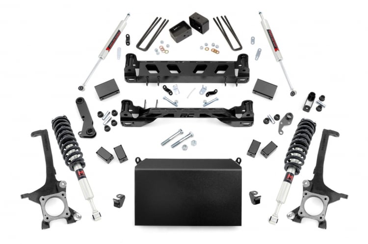 Rough Country 6 Inch Toyota Suspension Lift Kit w/M1 Shocks And Struts 07-15 Tundra