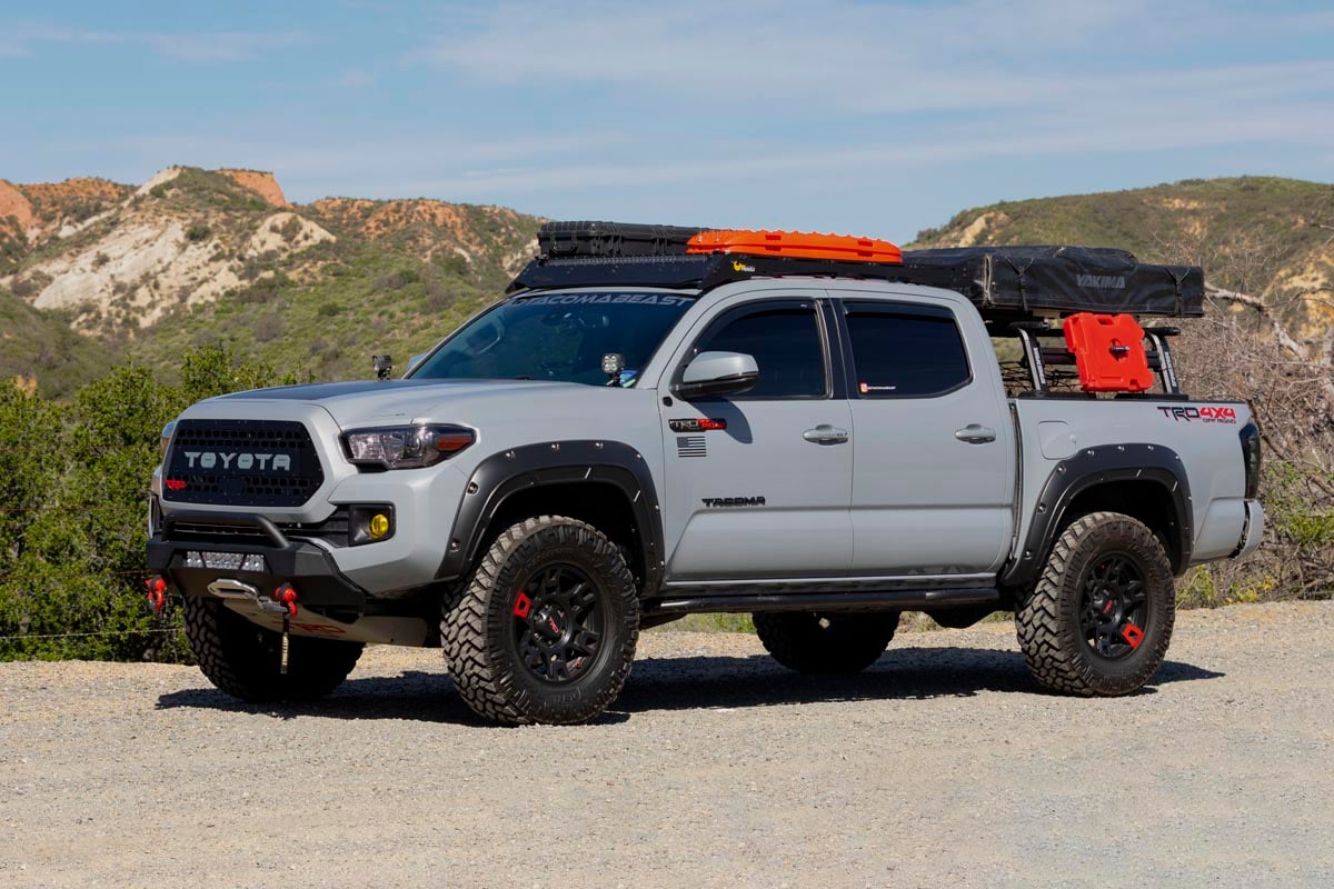Fender Flares | Defender | 8W7 Blue Crush | Toyota Tacoma 2WD/4WD (2016-2023)