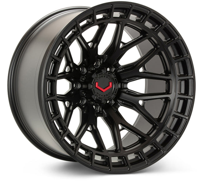 Vossen LCX-02 24x10 - 8x180 - ET+15 - Deep - 124.3 - Satin Black Wheel