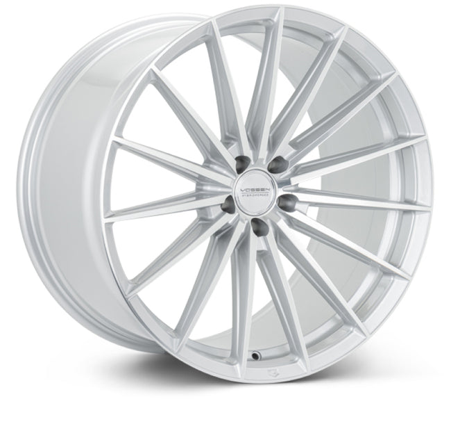 Vossen HFX-4 22x10.5 - 5x127 - ET35 - Deep - 71.5 - Silver Polished Wheel