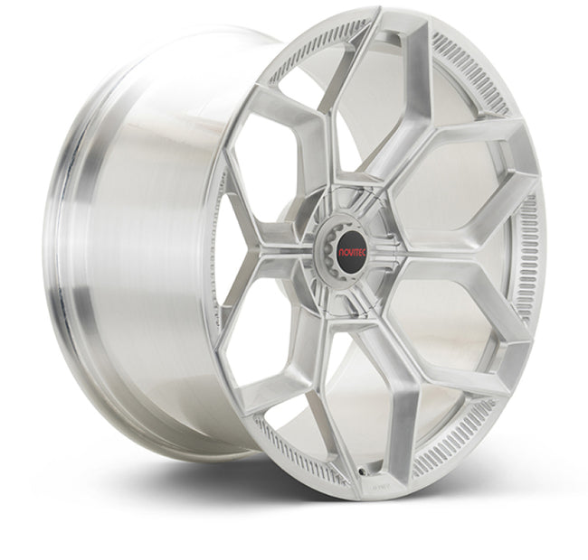 Vossen x Novitec NL5-5L 21x9.5 ET:30 Brushed - Gloss Clear Lamborghini Revuelto Front Wheel