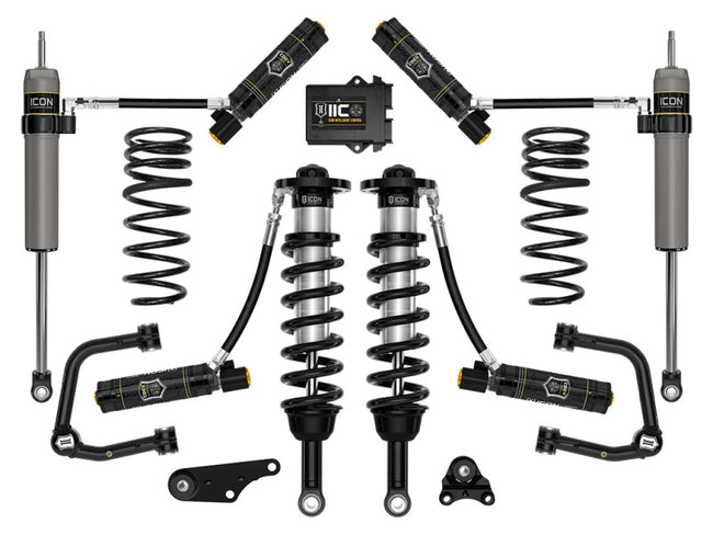 ICON 2024+ Toyota Tacoma 1.25in-3in Stage 6 Suspension System Tubular w/ Triple Rate Spring