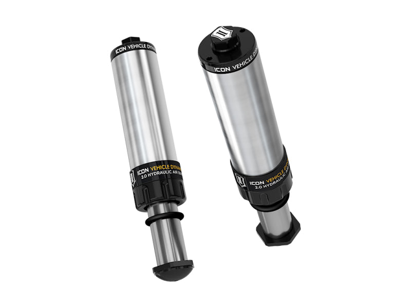 ICON 22-24 Toyota Tundra Rear Hydraulic Bump Stop Kit - 3-5in Lift