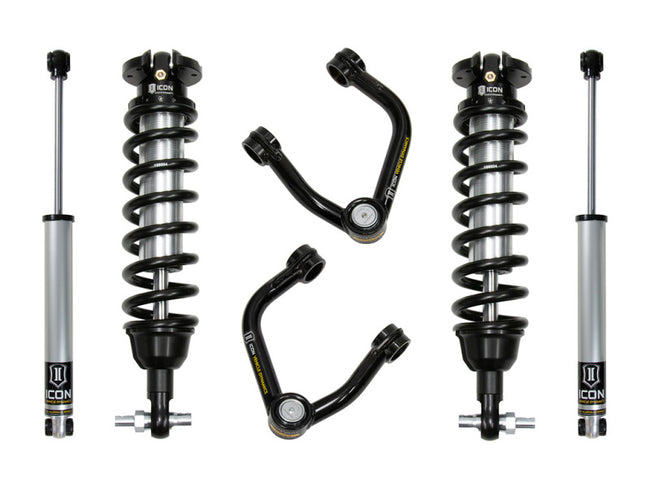 ICON 19-21 Ford Ranger 0-3.5in Stage 2 Suspension System w/ Tubular UCA Alum Knuckle