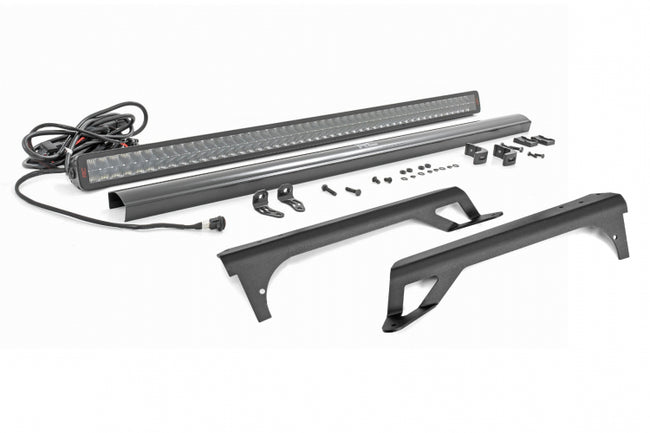 Rough Country LED Light | Windshield Mount | 50" Spectrum Dual Row | Jeep Wrangler TJ (97-06)
