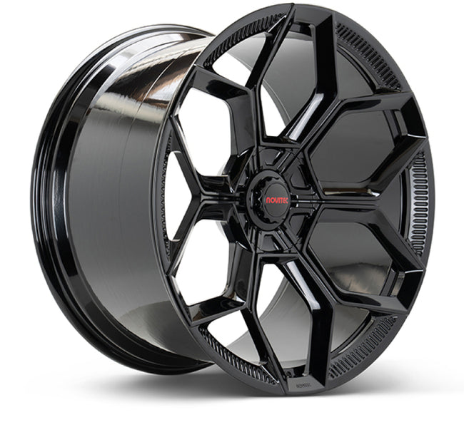 Vossen x Novitec NL5-5L 19x8.5 ET:22 Gloss Black Lamborghini Huracan Front Wheel