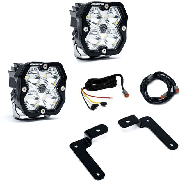 Baja Designs 18-25 Jeep JL/JT / 20-25 Gladiator Squadron Spt 2.0 A-Pillar SPTSMN w/UP (Spot) - Clear