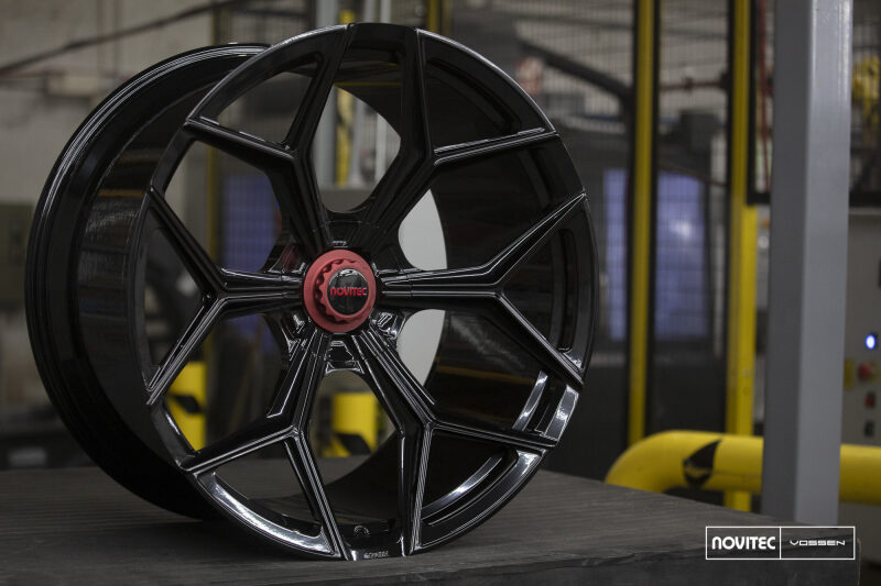 Vossen x Novitec NL4-5L 21x9.5 ET:30 Gloss Black Lamborghini Revuelto Front Wheel