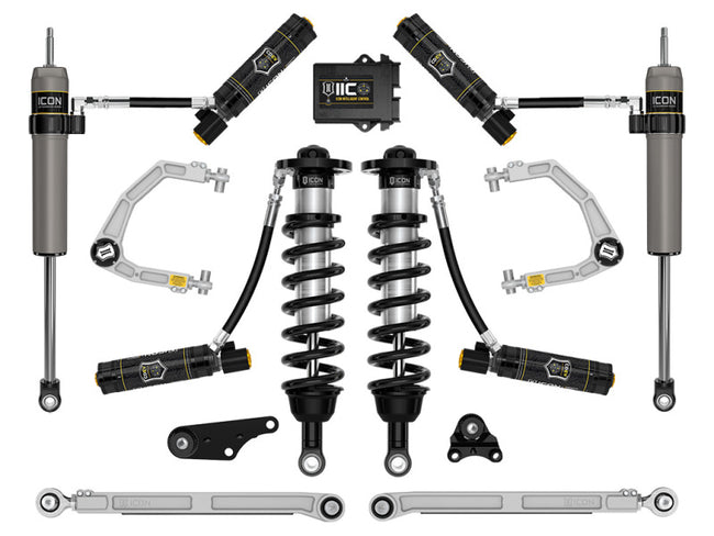 ICON 2024+ Toyota Tacoma 1.25in-3in Stage 10 Suspension System Billet
