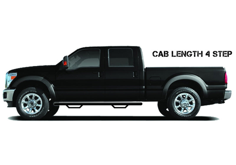 N-Fab 2022 Nissan Frontier CC (All Beds) SRW Nerf Step - Gloss Black - Cab Length - 3in