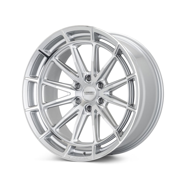 Vossen HFX-5 22x10 - 8x170 - ET-18 - Super Deep Face - 125.1 - Silver Polished Wheel