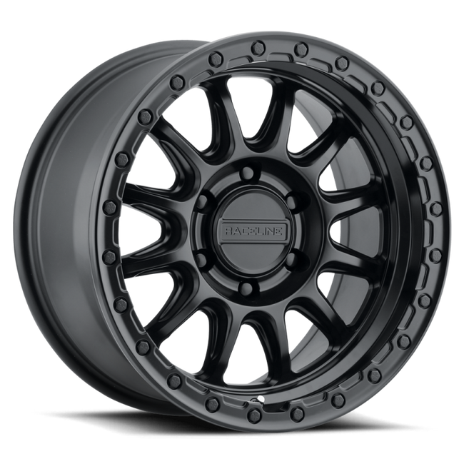 Raceline 960B Alpha 17x8.5in / 5X150 BP / 35mm Offset / 110.5mm Bore - Satin Black
