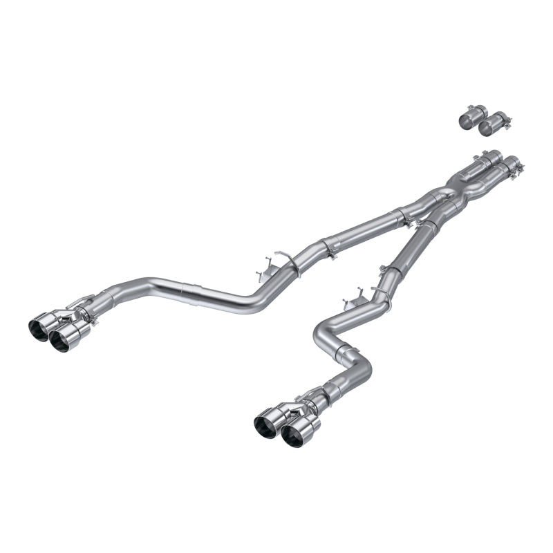 MBRP 15-Up Challenger 5.7L / 17-Up 6.2L/6.4L 3in Race Series Cat-Back w/ Quad Tips AS Exhaust