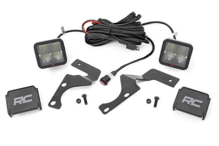 Rough Country TLED Light | Ditch Mount | 2" Spectrum Spot Pair | Toyota 4Runner (10-23)