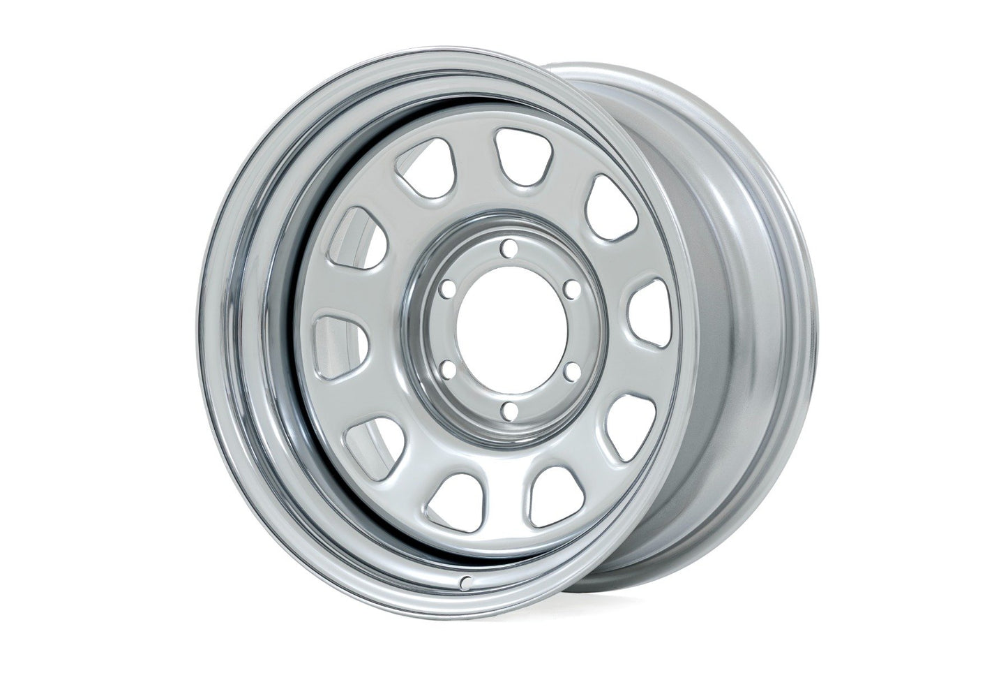 Steel Wheel | Chrome | 16x8 | 6x5.5 | 4.25 Bore | -12