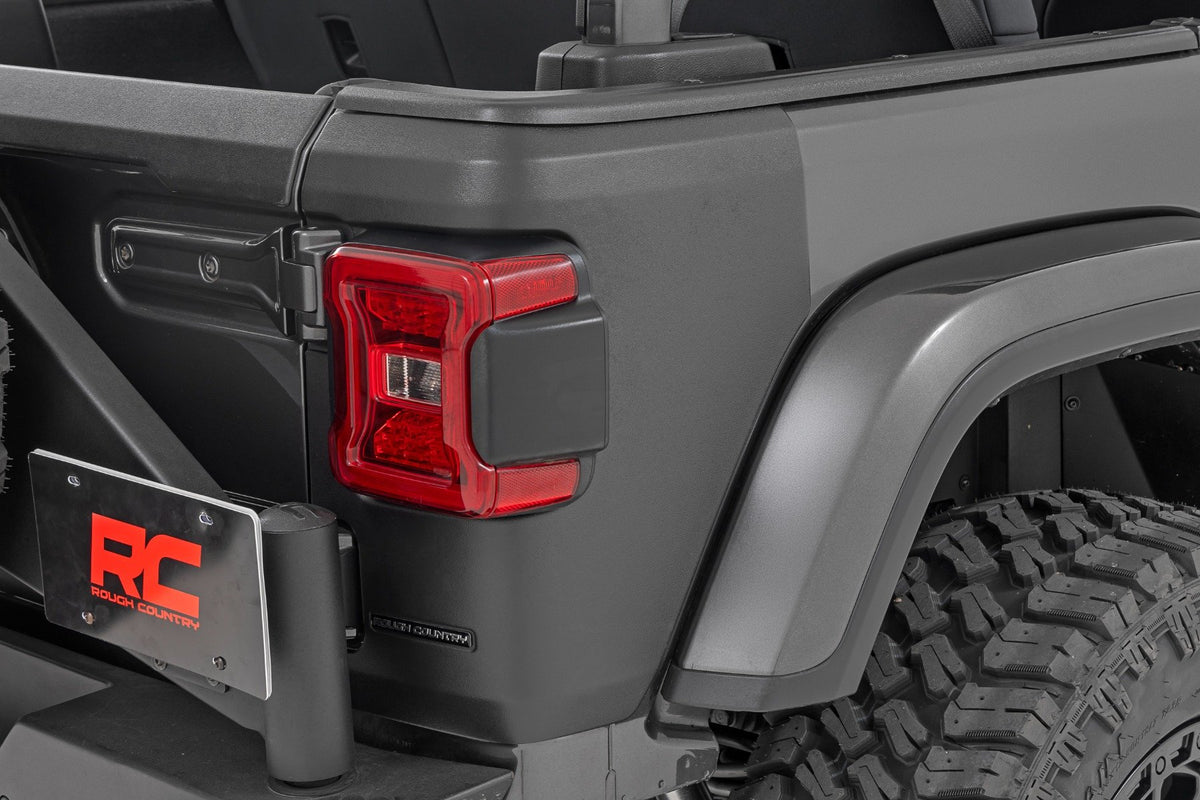 Car Rear Clading Trail Cladding | Rear Corners | Jeep Wrangler JL/Wrangler Unlimited (1 ...
