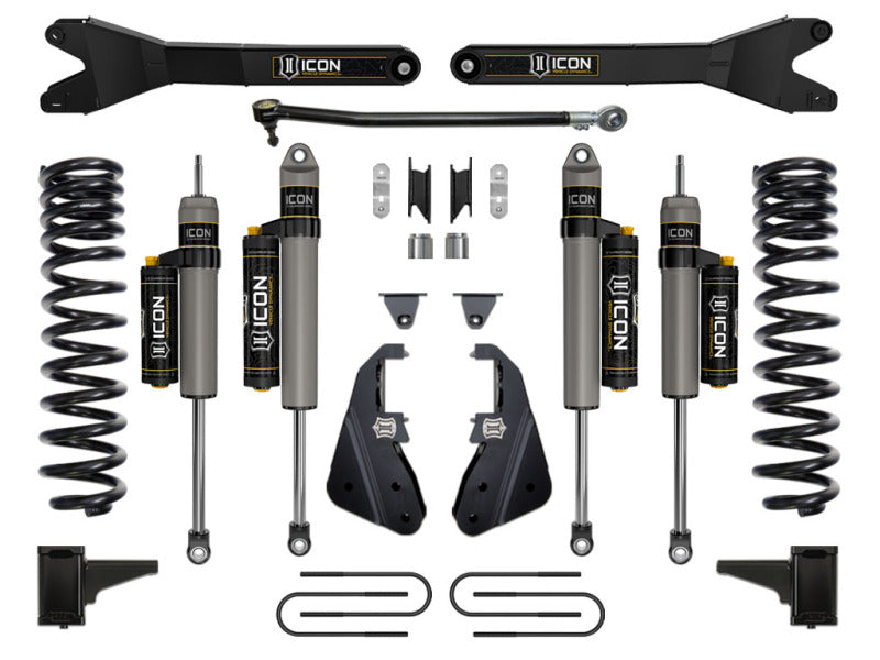 ICON 17-19 Ford F250/F350 4.5in Stage 4 Suspension System w/ Radius Arms