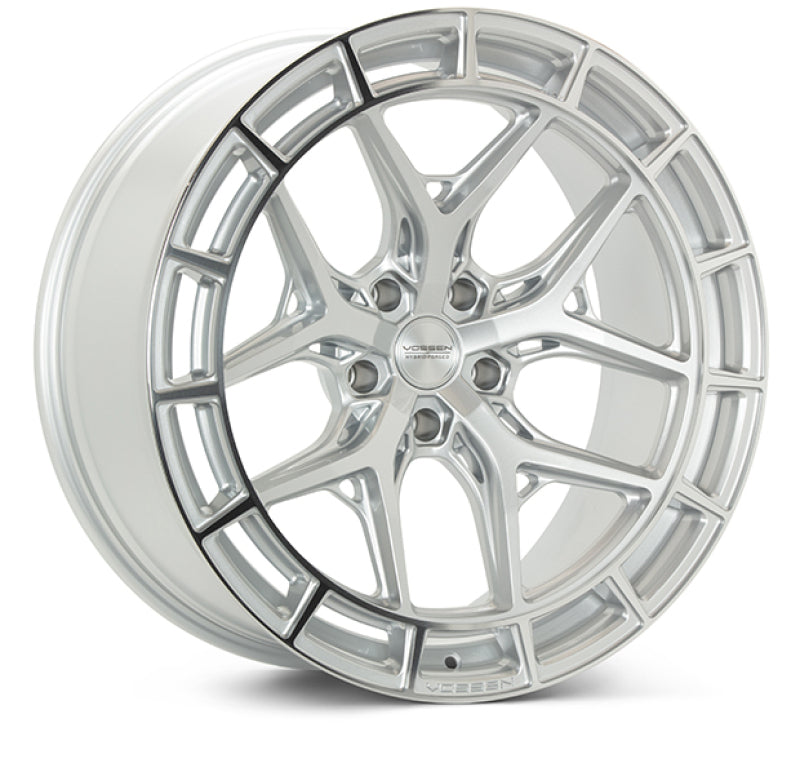Vossen HFX-1 24x10 - 5x130 - ET15 - Deep - 84.1 - Silver Polished Wheel