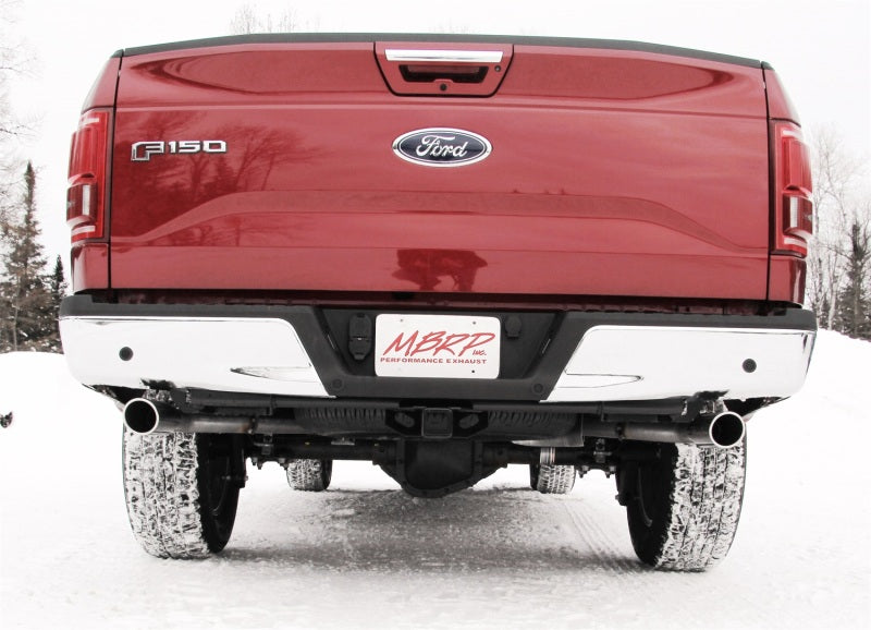 MBRP 2015-2020 Ford F-150 5.0L 3in Cat Back Dual Split Rear Exit T409 Exhaust System