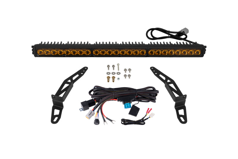 Diode Dynamics Jeep 2018 SS30 Bumper LED Kit Sport Yellow Driving
