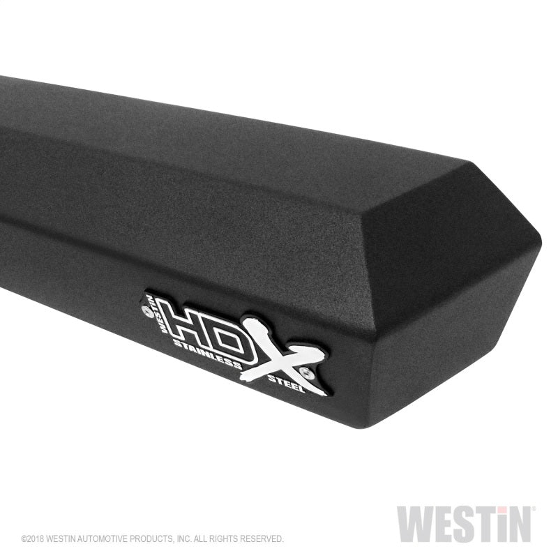 Westin 99-16 Ford F-250/350/450/550 Super Cab HDX Stainless Drop Nerf Step Bars - Tex. Blk