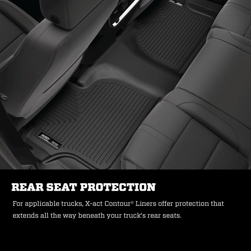 Husky Liners 2022-2024 Ford Maverick X-act Contour Series 2nd Seat Floor Liner - Black