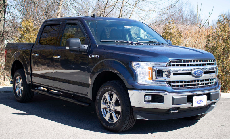 Fishbone Offroad 15-22 Ford F150 Extended Cab Oval Side Steps - Black Textured