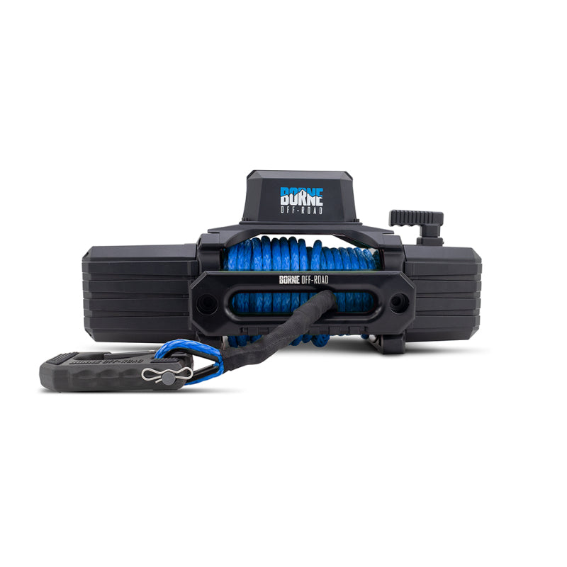 Borne Off-Road 10K Winch - Blue Synthetic Rope