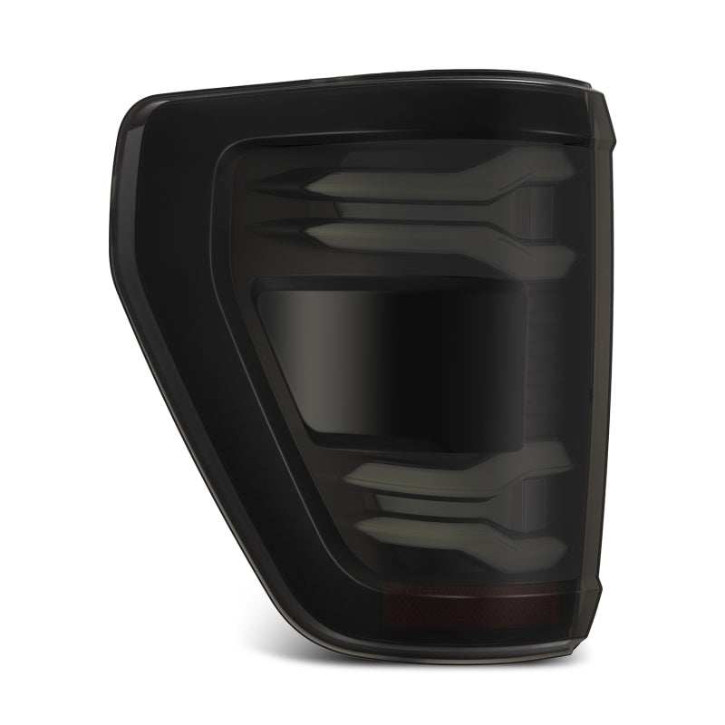 AlphaRex 21-23 Ford F-150 LUXX LED Tailights - Black w/ BLIS