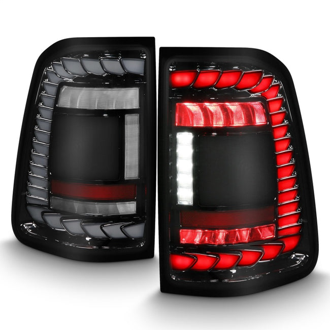 Anzo 19-23 Dodge Ram 1500 Laramie/Rebel/Limited Longhorn Full LED Sequential Signal Black Taillight