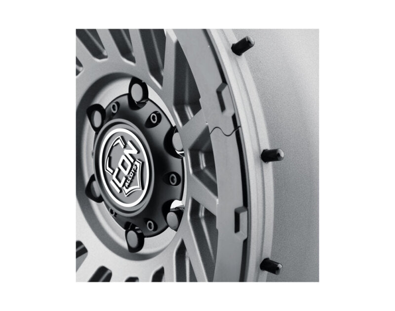 Icon Alloys Recon Pro Satin Charcoal- 18 X 9 - 6 X 5.5 - 25MM 6in BS