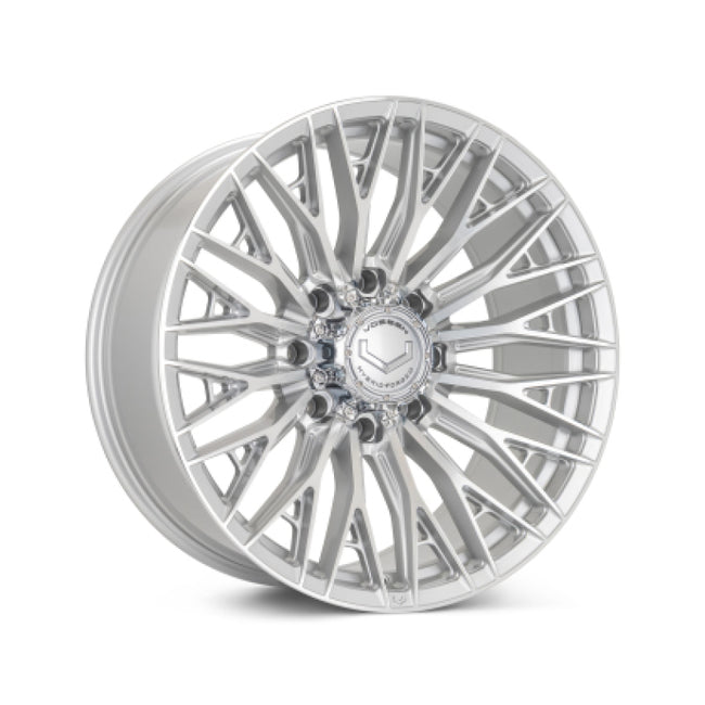 Vossen HFX-6 24x10 - 6x139.7 - ET25 - Deep Face - 106.1 - Silver Polished Wheel