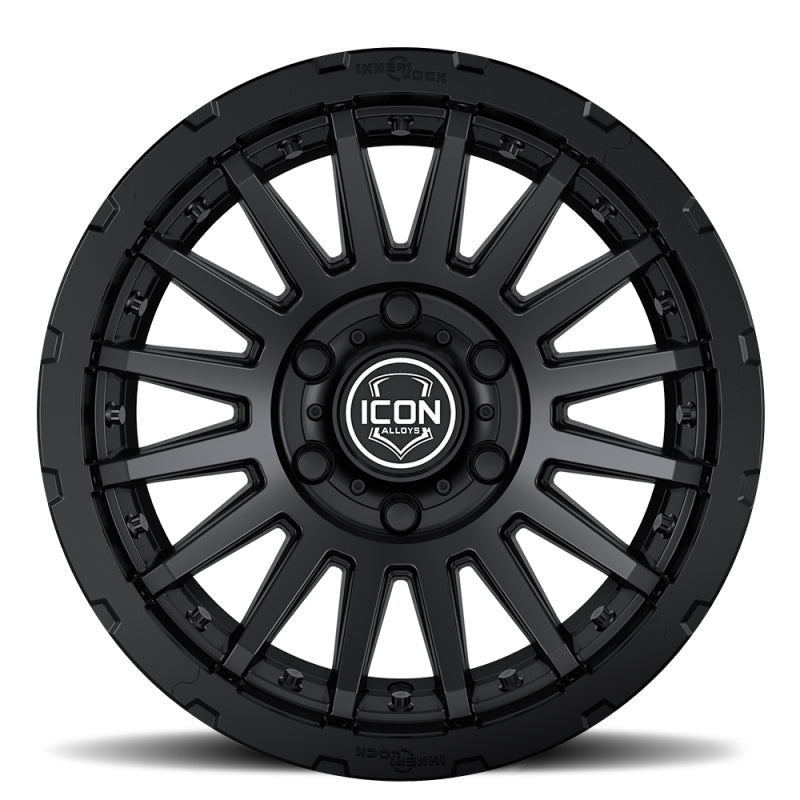 Icon Alloys Recon Pro Satin Black - 18 X 9 - 6 X 5.5 - 0MM 5in BS