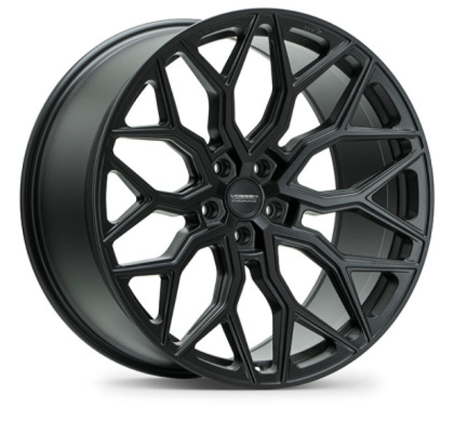 Vossen HF2 - 22x10.5 - ET32 - 5x114.3 - 70.3 - DEEP - SB - Satin Black Wheel