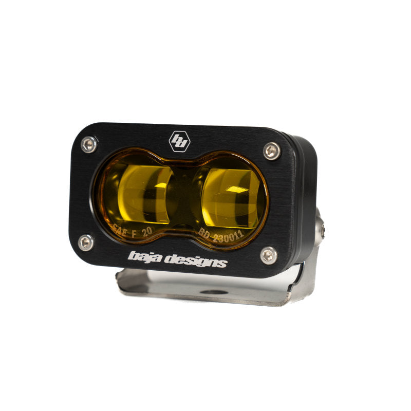 Baja Designs 21-23 Ford F-150 Raptor S2 SAE Dual Fog Pocket Light Kit - Amber