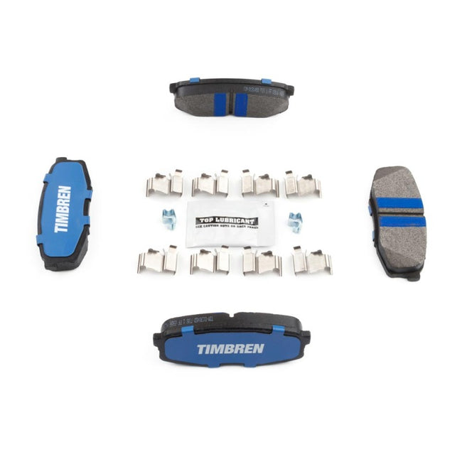 Timbren 08-21 Lexus LX570/Toyota Land Cruiser BES Severe Duty Semi-Metallic Brake Pads - Rear