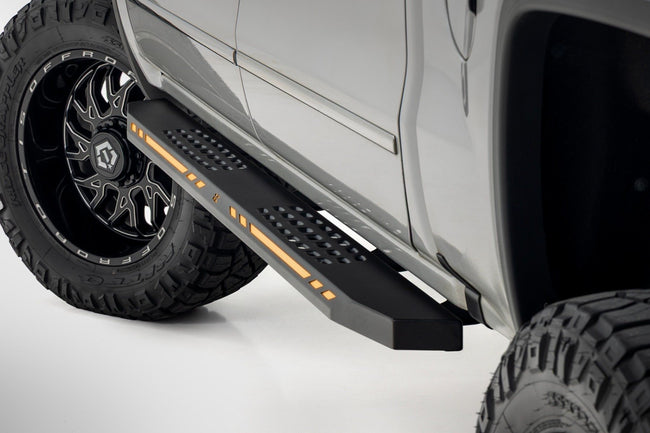 AC2 Running Boards | Amber/White | Crew Cab | Chevy/GMC 1500 (07-18)