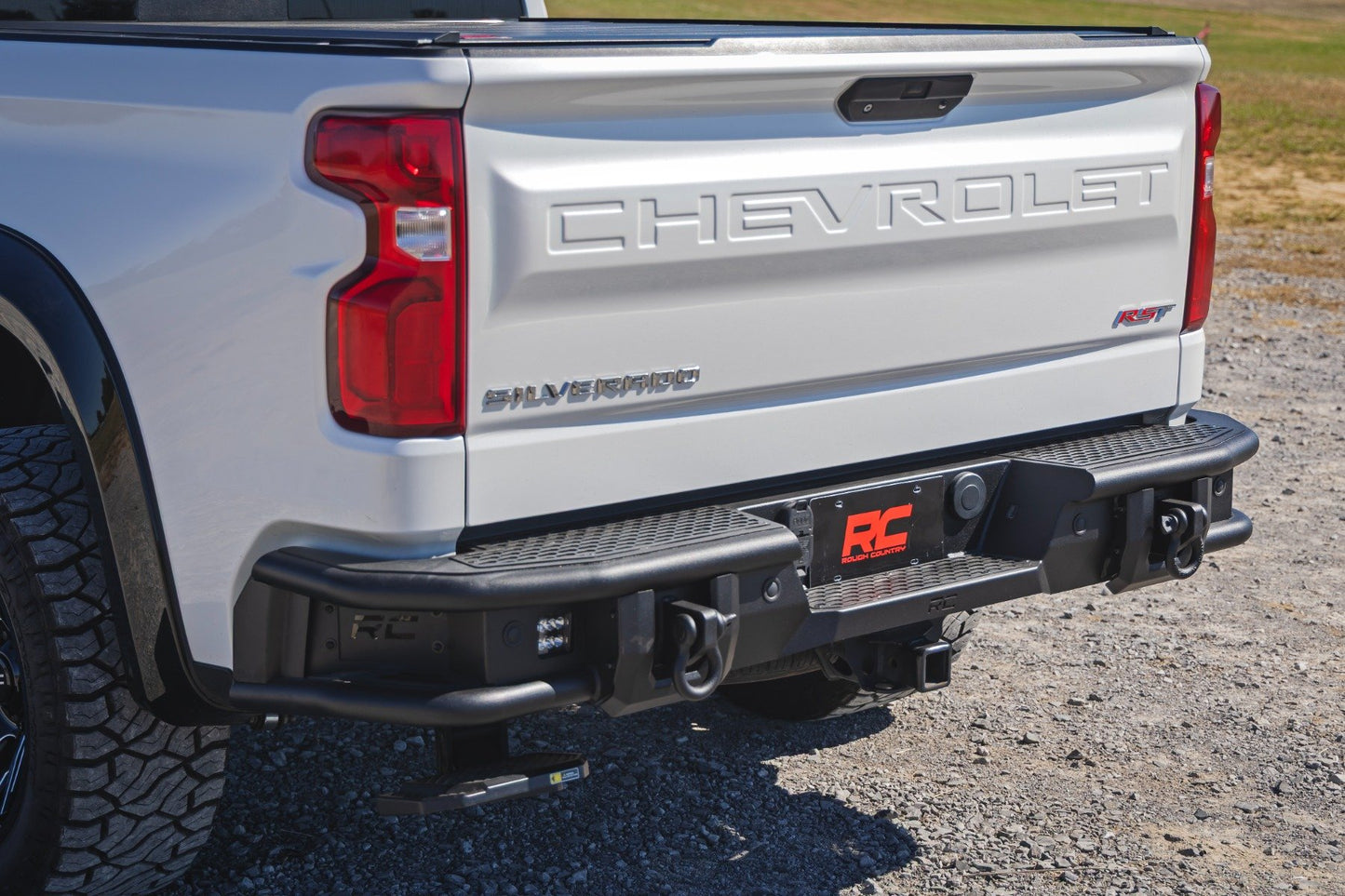 Rough Country Chevy Silverado 1500 2WD/4WD (2019-2025) Tubular Rear Bumper