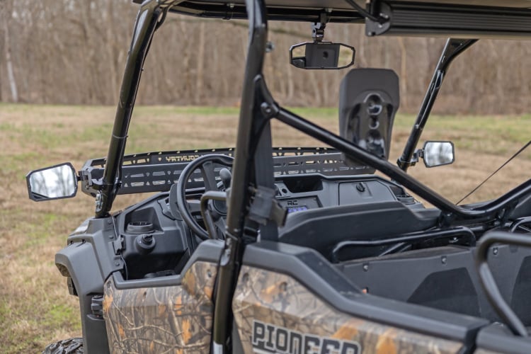 Rough Country UTV Aluminum Side View Mirrors | Horizontal