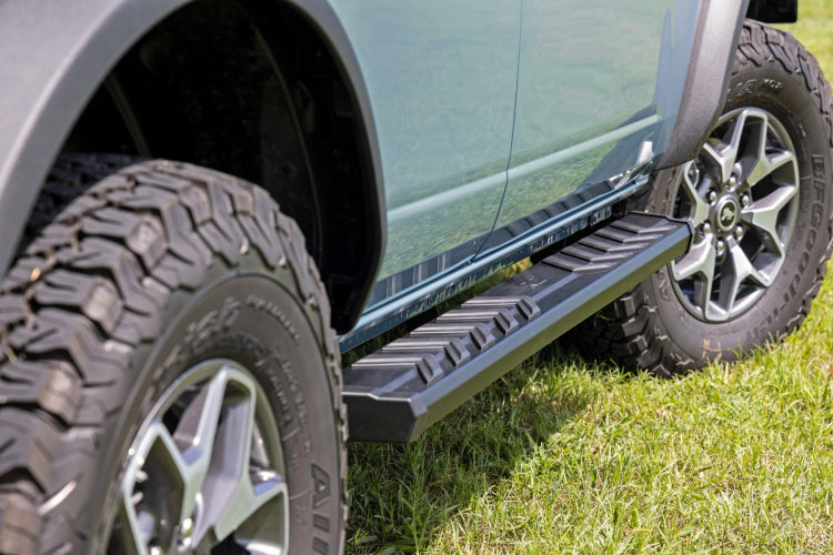 Rough Country BA2 Running Boards | Side Step Bars | 4-Door | Ford Bronco (2021-2023)