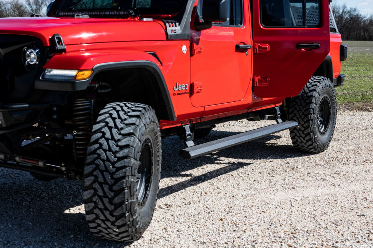 Rough Country Power Running Boards | Lighted | Jeep Gladiator JT 4WD (2020-2023)