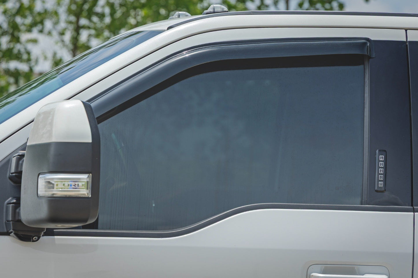 Side Window Deflectors | Tape On Rain Guard | Ford F-150 (17-26)/F-250 (15-26)