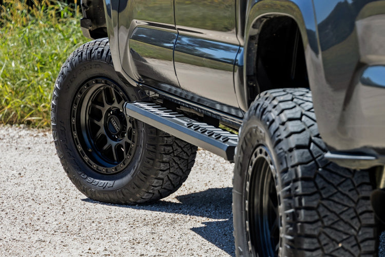 Rough Country BA2 Running Boards | Side Step Bars | Double Cab | Toyota Tacoma (2005-2023)